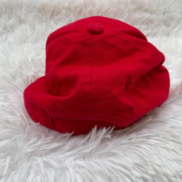 Men Hat Sport Baseball Cap Red Cottn Hat - Picture 6 of 11